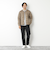 【TAION/タイオン】別注クジラ刺繍CREW NECK BUTTON DOWN JACKET