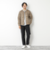 【TAION/タイオン】別注クジラ刺繍CREW NECK BUTTON DOWN JACKET