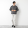 【TAION/タイオン】別注クジラ刺繍CREW NECK BUTTON DOWN JACKET