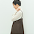 ウォッシャブルウール調ストレッチキャミワンピース