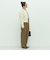 《手洗い可能》鹿の子編みクルーネックカーディガン