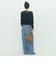 襟レース2WAYプルオーバーニット