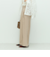 ウォッシャブルサテンワイドパンツ