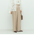 ウォッシャブルサテンワイドパンツ