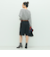 《セットアップ対応》ウォッシャブルウール調ストレッチハーフパンツ
