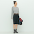《セットアップ対応》ウォッシャブルウール調ストレッチハーフパンツ