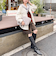 《セットアップ対応》ウォッシャブルウール調ストレッチハーフパンツ