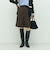 《セットアップ対応》ウォッシャブルウール調ストレッチハーフパンツ