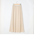 《セットアップ対応》ウォッシャブルフィブリルサテンナロースカート