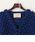 《手洗い可能》3D柄ボレロカーディガン