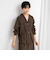 《セットアップ対応》ウォッシャブルフィブリルサテンオープンカラーシャツ