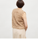 《手洗い可能》ビックボタン起毛ファーベスト