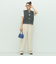 《手洗い可能》ビックボタン起毛ファーベスト