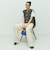 《手洗い可能》ビックボタン起毛ファーベスト
