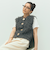 《手洗い可能》ビックボタン起毛ファーベスト