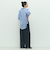 ウォッシャブルバックサテンジョーゼットワイドパンツ