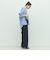 ウォッシャブルバックサテンジョーゼットワイドパンツ
