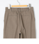 《セットアップ対応》ウォッシャブルソフトシャンブレーセミフレアパンツ