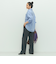 《セットアップ対応》ウォッシャブルソフトシャンブレーセミフレアパンツ