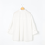 レース×ポプリンシャツ
