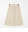 ウォッシャブルレザーサテンギャザースカート