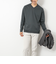 《ビジカジ対応》シルケットスムースドレスL/S V Tシャツ 25AW