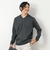 《ビジカジ対応》シルケットスムースドレスL/S V Tシャツ 25AW