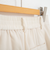 ウォッシャブル麻調スリムパンツ