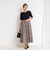 ウォッシャブルカット×タフタドッキングワンピース