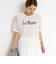 シアートリコットベロアプリントTシャツ