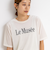 シアートリコットベロアプリントTシャツ