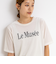 シアートリコットベロアプリントTシャツ