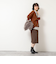 《手洗い可能》《セットアップ対応》BIGシルエットVネックカーディガン