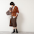 《手洗い可能》《セットアップ対応》BIGシルエットVネックカーディガン