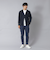 【ACTIVE SECT】《限定展開》ストレッチミラノリブワンボタンカーディガン 25AW