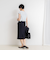 《セットアップ対応》ウォッシャブルカットジョーゼットタイトスカート