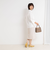 《セットアップ対応》ウォッシャブルカットジョーゼットタイトスカート