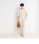 《セットアップ対応》カットジョーゼットコクーンスリーブプルオーバーブラウス