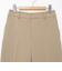 《セットアップ対応》ウォッシャブルストレッチギャババックスリットパンツ
