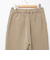 《セットアップ対応》ウォッシャブルストレッチギャババックスリットパンツ