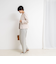 《セットアップ対応》ウォッシャブルカットジョーゼットノーカラージャケット