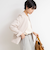 《セットアップ対応》ウォッシャブルカットジョーゼットノーカラージャケット