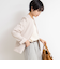 《セットアップ対応》ウォッシャブルカットジョーゼットノーカラージャケット