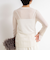 【WEB限定カラーあり】カシミヤ混ガーゼ風リブクルーネックミディ丈カーディガン