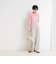 【WEB限定カラーあり】カシミヤ混ガーゼ風リブクルーネックミディ丈カーディガン