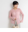 【WEB限定カラーあり】カシミヤ混ガーゼ風リブクルーネックミディ丈カーディガン