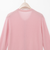 【WEB限定カラーあり】カシミヤ混ガーゼ風リブクルーネックミディ丈カーディガン