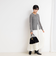 【WEB限定カラーあり】カシミヤ混ガーゼ風リブクルーネックミディ丈カーディガン