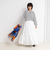 nolnol ウォッシャブルMVSシルケットボーダーショートT