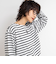 nolnol ウォッシャブルMVSシルケットボーダーショートT